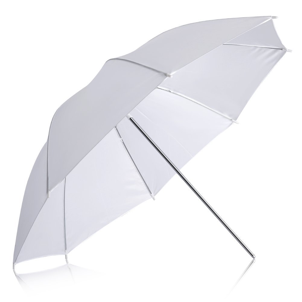Photography Umbrella Diffuser - ポータブル20インチホワイトソフト＆ライトトランスルーセント写真撮影用ソフトアンブレラディフューザーアンブレラ、スタジオフラッシュランプ照明用