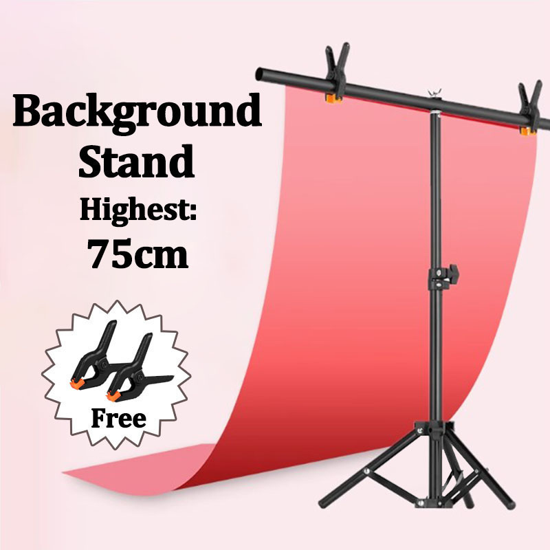 Photography Hacks - T 字型写真撮影の背景スタンドフォトスタジオ T 字型サポートライトスタンドミニホルダー三脚 PVC 背景布紙