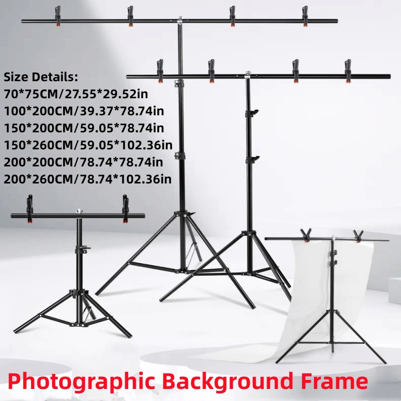 Photography Hacks - RP04 背景スタンド 写真撮影 ビデオ撮影 スタジオ 背景スタンド