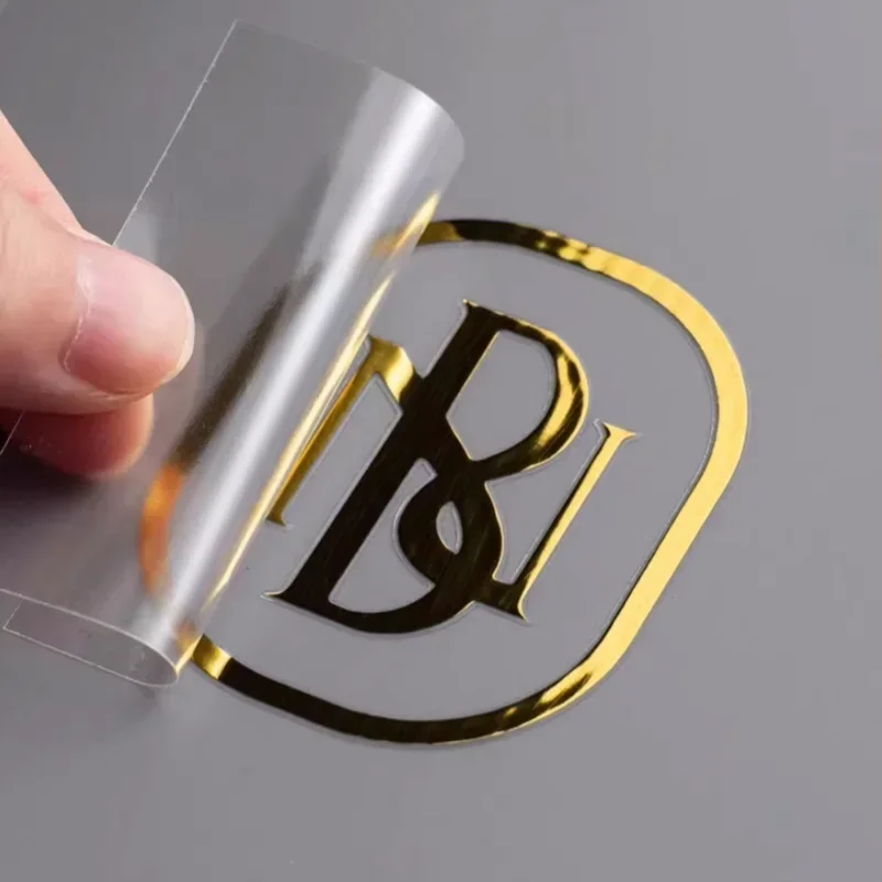 Photography Logo - 100枚入り カスタム転写3Dステッカー 特殊金銀UVプリントステッカー 会社ロゴ 結婚式用 パーソナライズ転写ステッカー