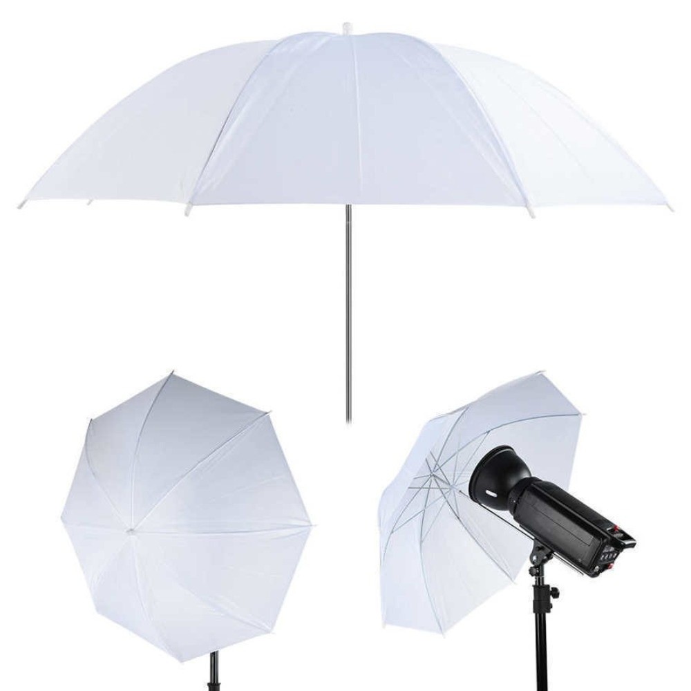 Photography Umbrella Diffuser - 50cm/20インチ撮影用アンブレラ ソフトメタルハンドル ディフューザーライトクロス 照明アンブレラ ホワイト 耐久性のあるソフトライトアンブレラ