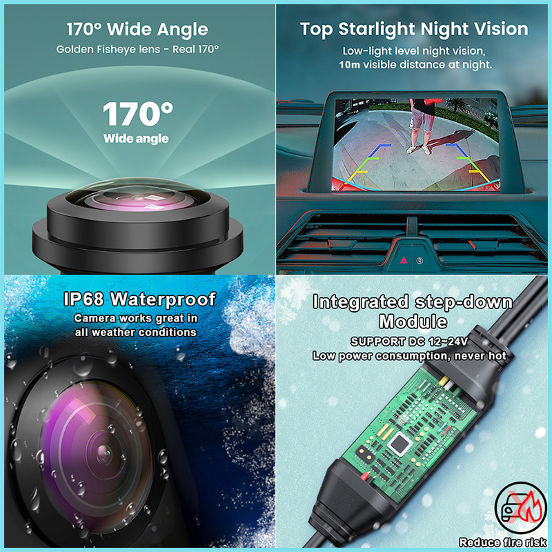 170度AHD 1080P CVBS車載リアビューカメラ ス - Photography Xv のレビューと価格