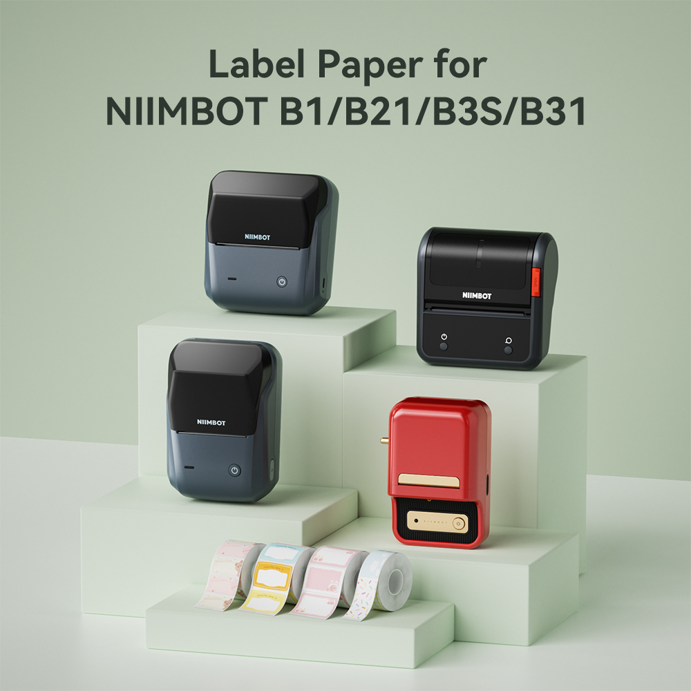 NIIMBOT サーマルラベル B1 B31 B21 B3S - Photography Logo のレビューと価格