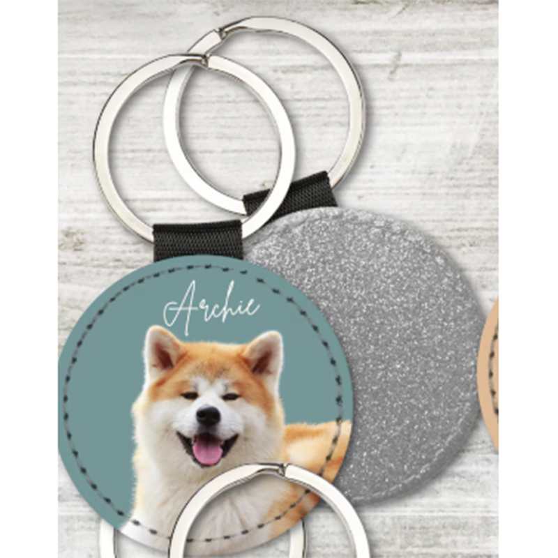 カスタムペット写真キーホルダー、パーソナライズされた犬猫の肖 - Photography Style のレビューと価格
