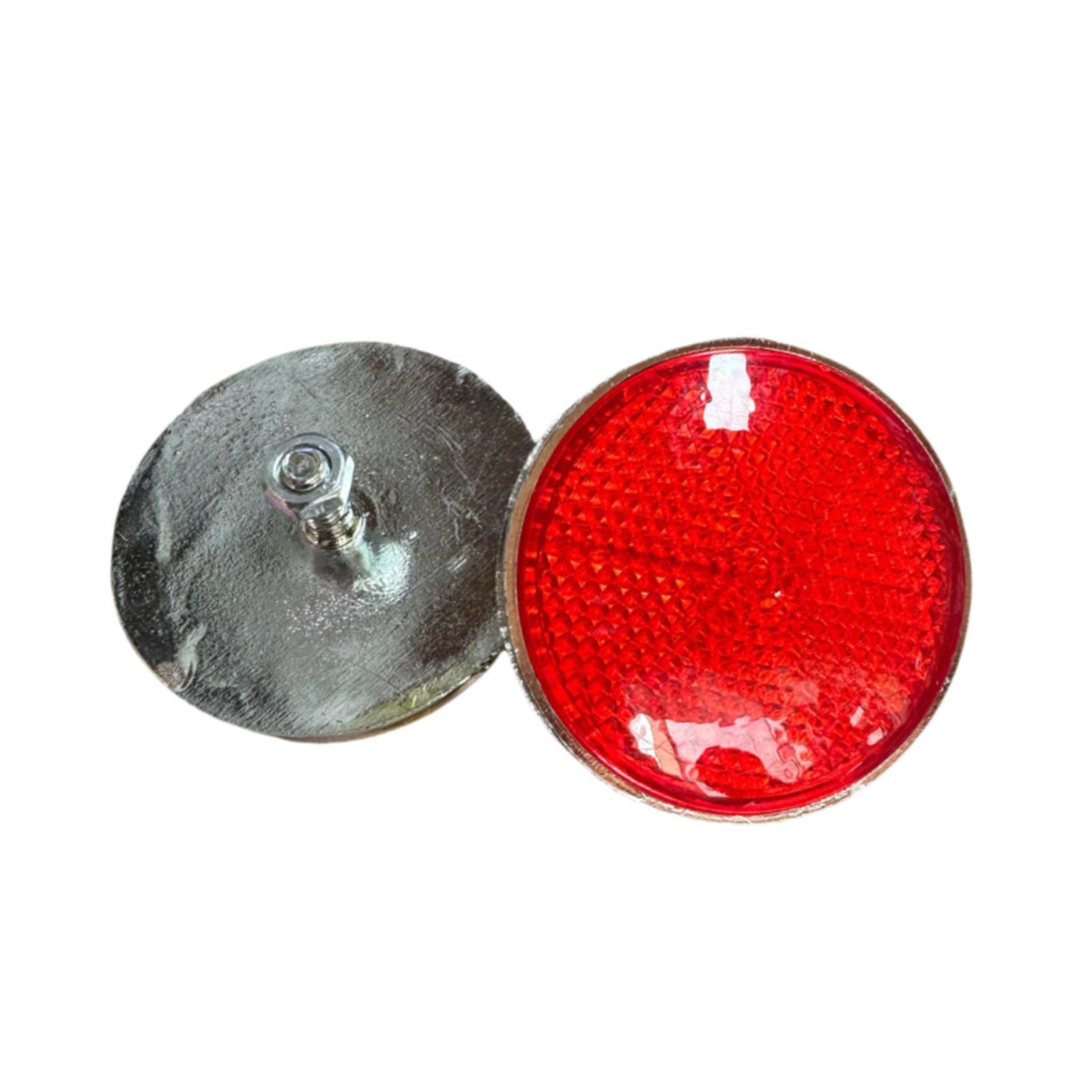 反射警告リフレクター 赤 5.7cm プラスチック製丸型ミラ - Reflector 5 In 1 のレビューと価格