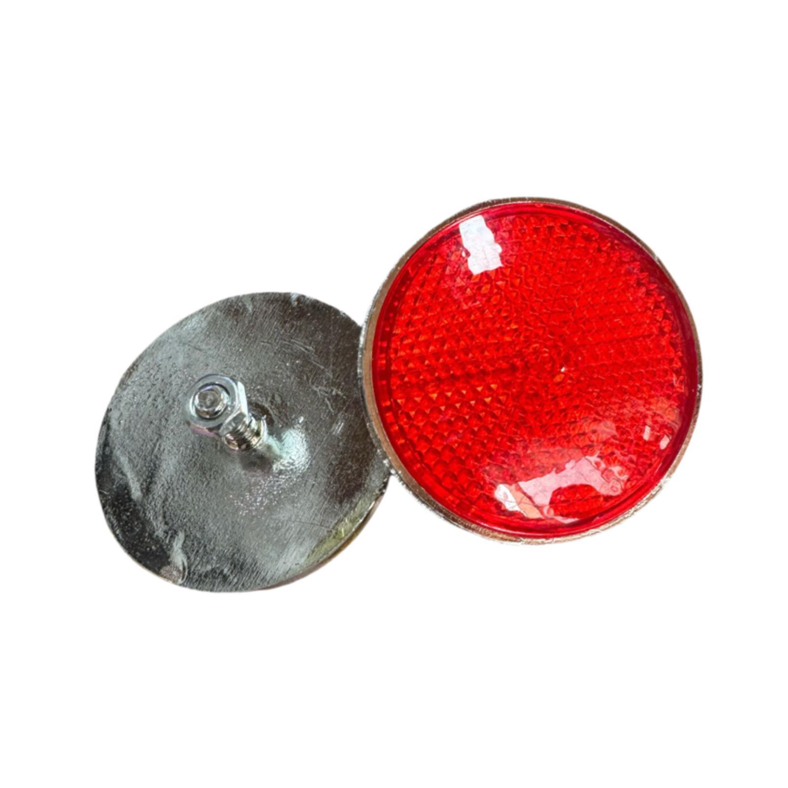 反射警告リフレクター 赤 5.7cm プラスチック製丸型ミラ - Reflector 5 In 1 のレビューと価格