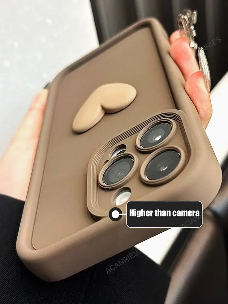 可愛い3Dハート型シリコンケース Xiaomi 15 Ult - Photography Xiaomi 15 Ultra のレビューと価格