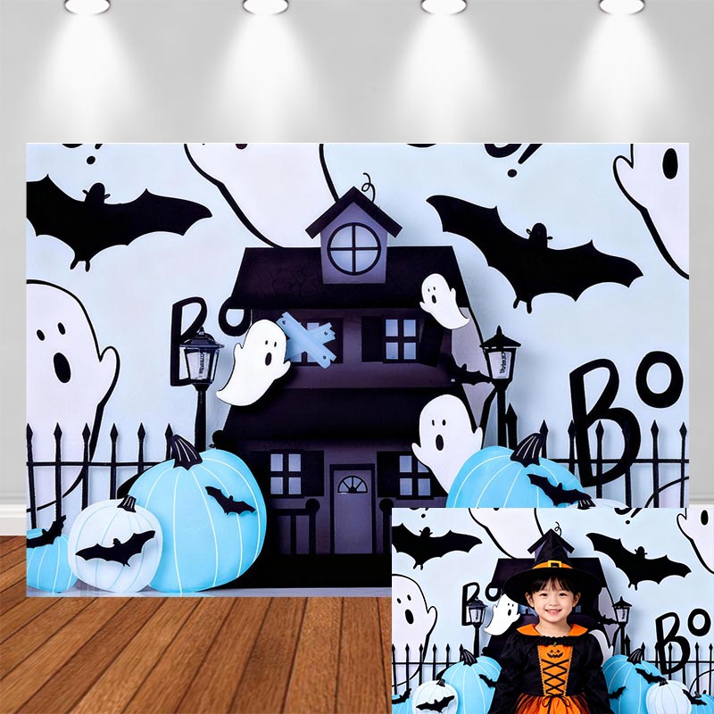 LS ピンクの幽霊の背景幕 ハロウィン 子供 赤ちゃん 写真 - Photography Trick のレビューと価格
