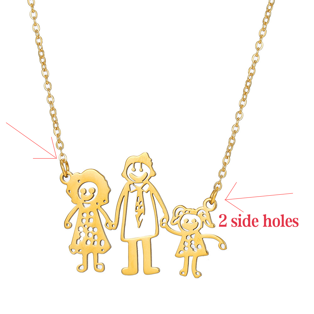 DIY カスタムロゴ子供の絵のペンダントネックレスパーソナラ - Photography Logo のレビューと価格