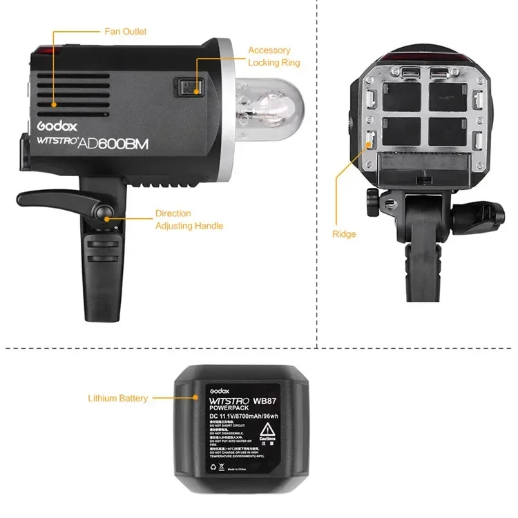 2026年プレミアムAD600BM 600Wスタジオフラッシ - Photography Outdoor のレビューと価格