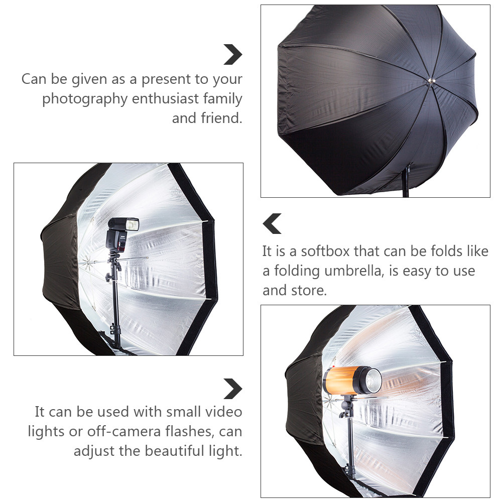 1個入り写真用ソフトボックス、八角形ポータブル折りたたみ式フ - Photography Umbrella Diffuser のレビューと価格