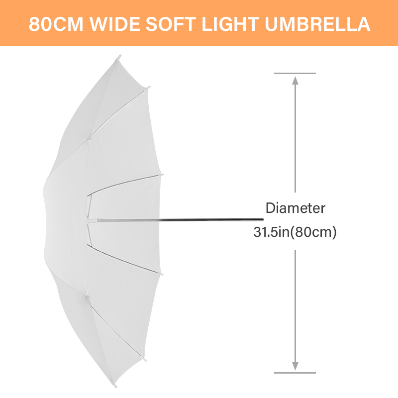 76 * 80cm X4 透明ホワイトライトディフューザーア - Photography Umbrella Diffuser のレビューと価格