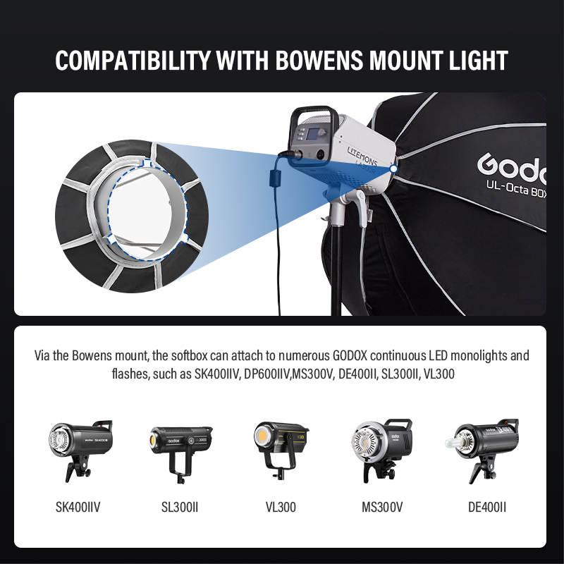 Godox UL-Octa BOX 60cm 90cm 12 - Photography Umbrella Diffuser のレビューと価格