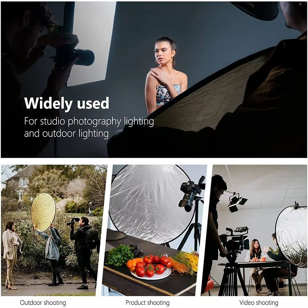 ポータブル 5 in 1 折りたたみ式写真撮影用リフレクター - Reflector 5 In 1 のレビューと価格