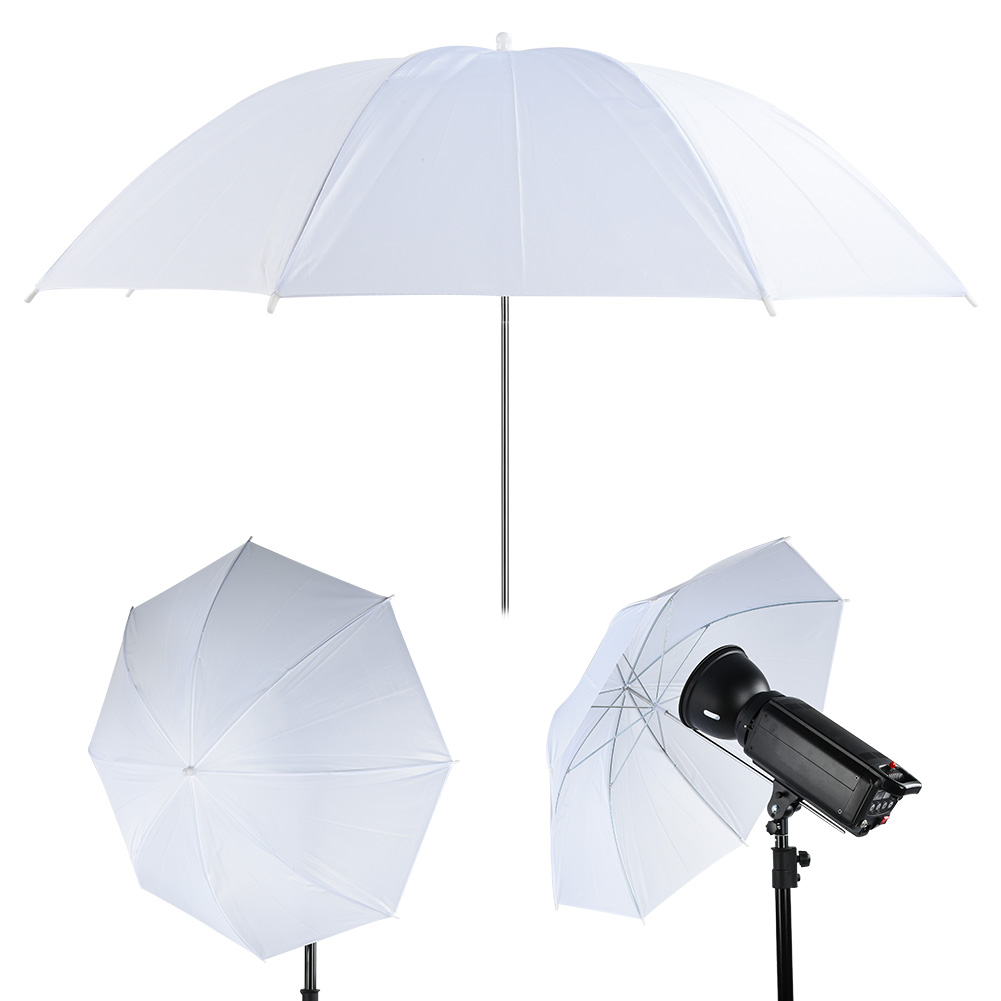 33インチ半透明ホワイトソフト傘、写真スタジオフラッシュライ - Photography Umbrella Diffuser のレビューと価格